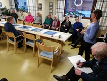 Kansanedustaja, KD:n puheenjohtaja Sari Essayah kertoi myös uuden hyvinvointialueen kuulumisia. 