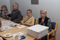Pääpalkinnon, Kultturikapustan leipoman täytekakun onnellinen voittaja.