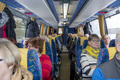Linja-autossa ompi tunnelmaa..... 
Tuurin matka tehtiin yhdessä Iisalmen ja Lapinlahden yhdistysten porukoiden kanssa. 