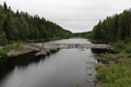 Kävimme tutustumassa Lieksan paikallisiin nähtävyyksiin. Tässä on Lieksanjoki ja tämän joen yhteydessä sijaitsee voimalaitos.