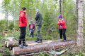 Vaikeakulkuinen reitti.